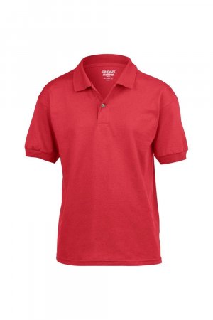 Рубашка-поло из джерси DryBlend (2 шт.) , красный Gildan