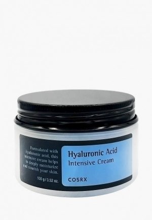 Крем для лица Cosrx Hyaluronic Acid Intensive Cream Интенсивный увлажняющий с гиалуроновой кислотой, 100 мл. Цвет: голубой
