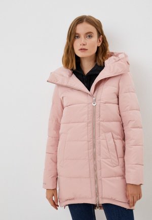 Куртка утепленная Scanndi. Цвет: розовый