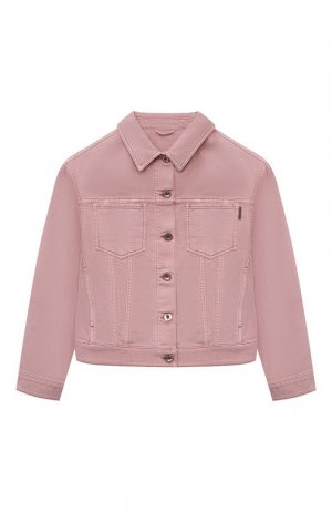 Джинсовая куртка Brunello Cucinelli. Цвет: розовый