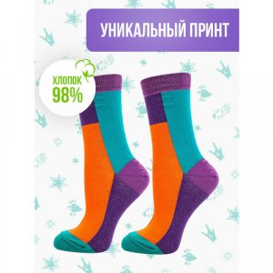 Носки , размер 35-39, оранжевый Big Bang Socks. Цвет: оранжевый