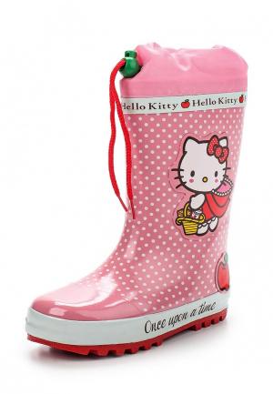 Резиновые сапоги Hello Kitty. Цвет: розовый