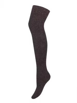 Гольфины женские 19110 over knee коричневые one size Mademoiselle. Цвет: коричневый