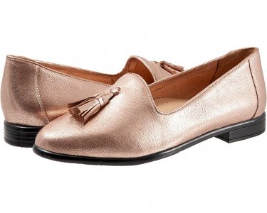 Туфли на плоской подошве Liz Tassel , розовое золото металлик Trotters