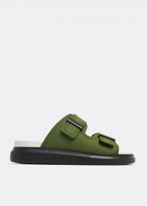 Сандалии ALEXANDER MCQUEEN Hybrid sandals, зеленый