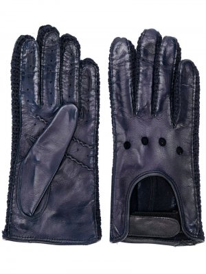 Перчатки с вырезными деталями Gala Gloves. Цвет: синий