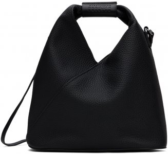 Черная классическая сумка через плечо с треугольными чашками Mm6 Maison Margiela, цвет Black Margiela