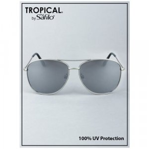 Солнцезащитные очки , серебряный Tropical. Цвет: серебристый