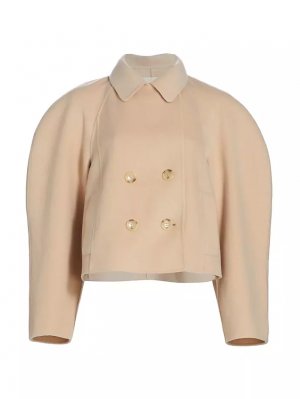 Укороченная куртка Coralie из смесовой шерсти , цвет bone Ulla Johnson