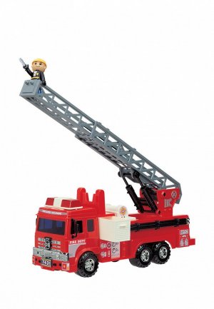 Набор игровой Росмэн Дасунг, Пожарная машина со шлангом и фигуркой. Цвет: красный
