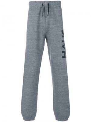 Спортивные брюки с графическим принтом Haus By Ggdb. Цвет: серый