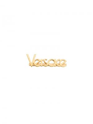 Зажим для галстука с логотипом Versace. Цвет: металлик
