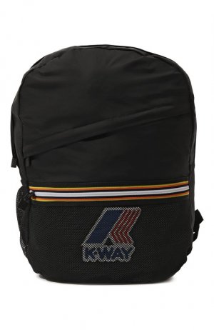 Текстильный рюкзак Francois K-Way. Цвет: чёрный