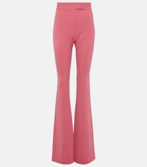 Расклешенные брюки с высокой посадкой , розовый Alex Perry