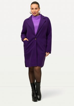 Классическое пальто Reverskragen, Seitenschlitze , цвет tiefes violett Ulla Popken