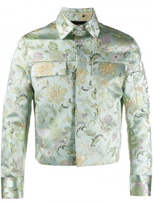 Куртка-бомбер с вышивкой Ximon Lee. Цвет: зеленый