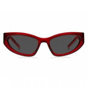 Солнцезащитные очки Hugo HG 1255/S C9A IR IR, красный. Цвет: красный
