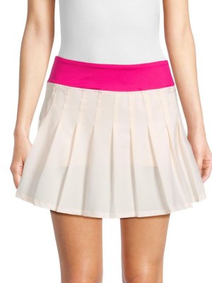 Плиссированная теннисная юбка-кейп , цвет Icy White Beach Riot
