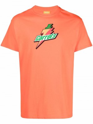Футболка с логотипом Carrots. Цвет: оранжевый
