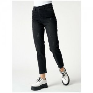 Женские джинсы прямые 536TC, темно-серый, 44 р-р MTFORCE. Цвет: серый