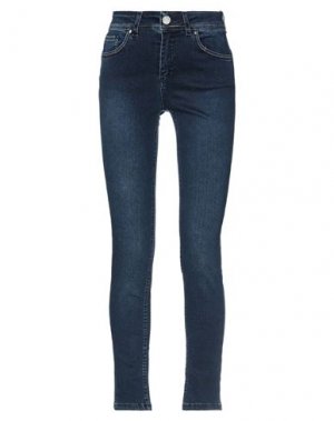 Джинсовые брюки SANDRO FERRONE. Цвет: синий
