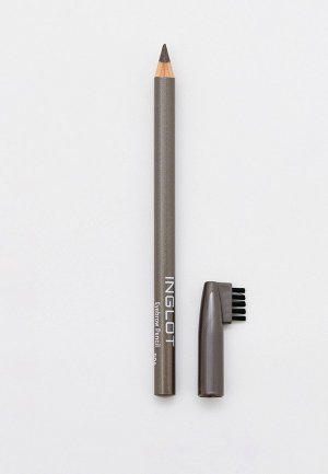 Карандаш для бровей Inglot с расческой Eyebrow pencil 506, 0,20 г. Цвет: коричневый