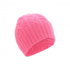Кашемировая шапка FTC. Цвет: розовый