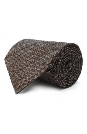 Шелковый галстук Tom Ford. Цвет: коричневый