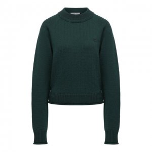 Шерстяной пуловер Kenzo. Цвет: зелёный