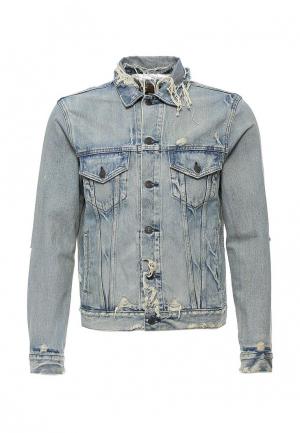 Куртка джинсовая Denim & Supply Ralph Lauren. Цвет: голубой