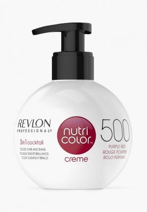 Маска для волос Revlon Professional NUTRI COLOR, тонирования волос, пурпурно-красный, 270 мл. Цвет: красный