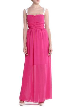 Платье LESARA. Цвет: розовый