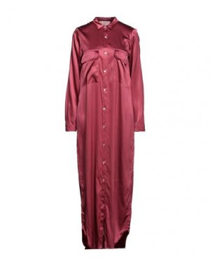 Платье миди KITAGI®. Цвет: красно-коричневый