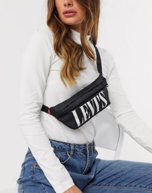 Черная сумка-кошелек с логотипом Levis-Черный Levi's