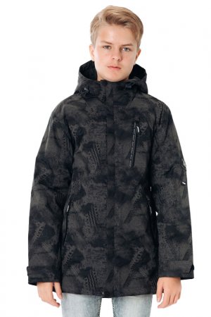 Куртка YooT. Цвет: серо-черный
