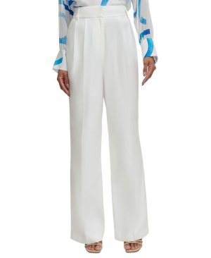Женские широкие брюки со складками спереди , белый Calvin Klein