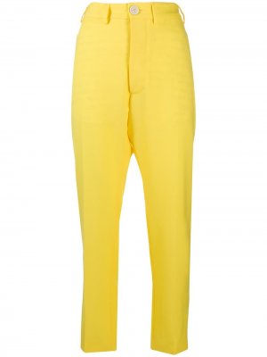 Зауженные брюки Vivienne Westwood. Цвет: желтый