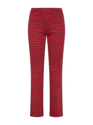 Knitwear Расклешенные брюки с ромбовидным узором., красный Koan. Цвет: красный