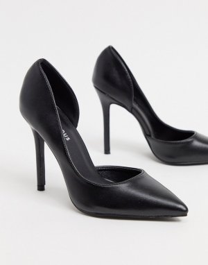 Черные туфли-лодочки -Черный цвет Glamorous