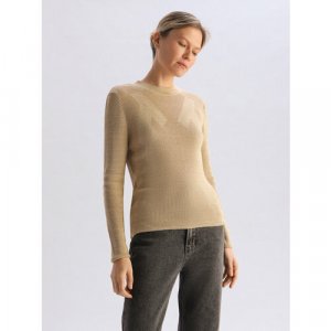 Пуловер , размер 42-44, золотой, бежевый Passegiata. Цвет: бежевый/золотой/золотистый