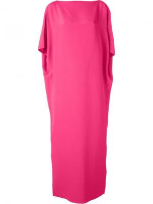 Платье-туника Gianluca Capannolo. Цвет: розовый и фиолетовый
