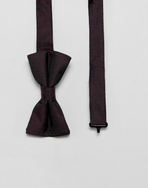 Однотонный галстук-бабочка -Красный French Connection