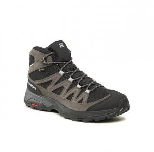 Треккинговая обувь Salomon Trekkingi X Ward Leather Mid GORE-TEX L47181700 Szary