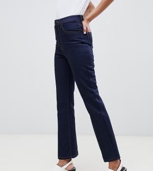 Укороченные расклешенные джинсы цвета индиго ASOS DESIGN Tall-Голубой Tall