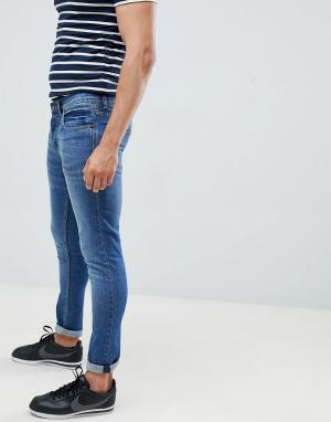 Супероблегающие джинсы -Синий Saints Row