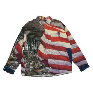 Рубашка American Flag 'Red/Multicolor', разноцветный Pyer Moss
