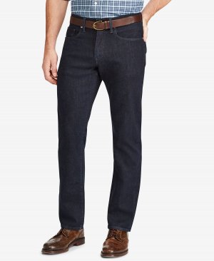 Мужские прямые эластичные джинсы big & tall prospect , синий Polo Ralph Lauren