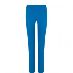 Однотонные брюки прямого кроя из шерсти La Perla. Цвет: синий