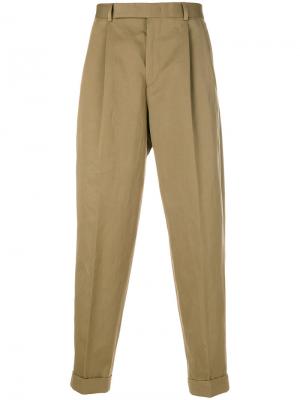 Классические брюки Paul Smith. Цвет: коричневый