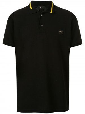 Рубашка-поло с логотипом Nº21. Цвет: черный